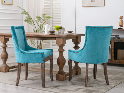 Ultra - Side Dining Chair, Nail Head (Set of 2)