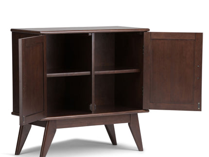 Draper - Low Storage Cabinet - Medium Auburn Brown