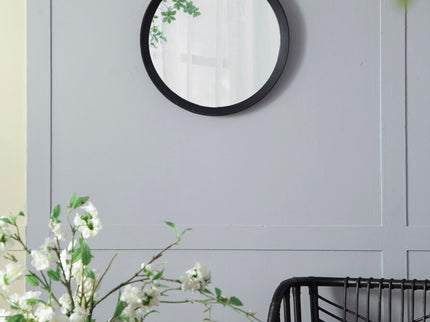 Transitional Decor Style Wall Mirror Decor With Frame For Bathroom