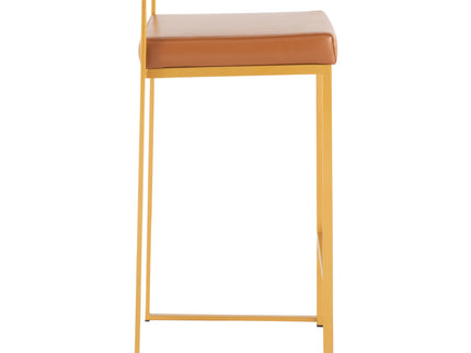 Fuji - Contemporary / Glam Design Counter Stool (Set of 2)