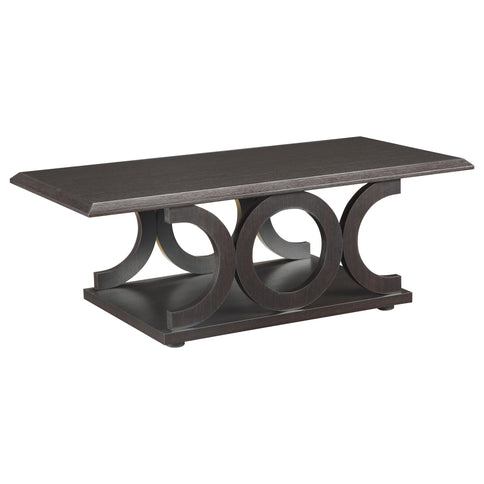 Monticello - 2 Piece Coffee And End Table Set - Cappuccino