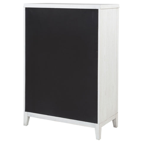 Inverness - 5 Drawer Bedroom Chest - White