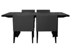 Dark Gray / 5 Pc. Table, 4 Chairs