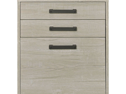 Loomis - 3 Drawer Home Office File Cabinet - White / Gray