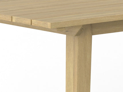 Kona - Outdoor Dining Table - Light Teak