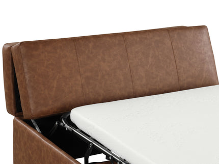 Twin Size Folding Ottoman Sleeper Bed With Mattress Convertible Guest Bed