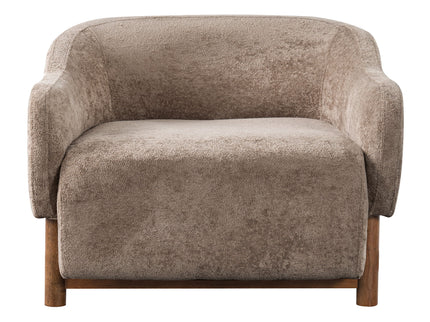 Modern Accent Chair With Recessed Arms And Tight Back
