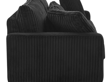 Modern Loveseat Sofa With 4 Pillows