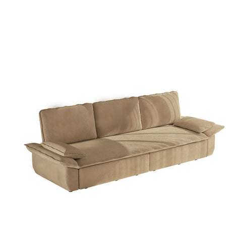 King Size Pull Out Sofa Bed, 3 In 1 Convertible Multifunctional