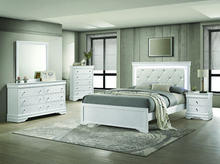 Blaze - Modern Bedroom Set With LED Headboard