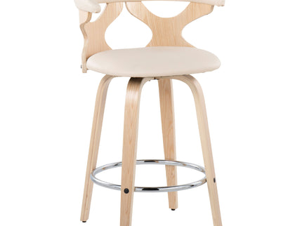 Gardenia - Mid Century Modern Fixed Height Counter Stool With Swivel (Set of 2)