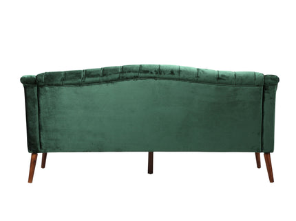 Comfy 3 Seat Sofa With Wooden Legs, For Living Room And Study