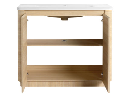 Freestanding Bathroom Vanity With Sink & 2 Soft Close Doors