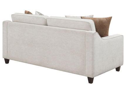 Mahaffey - Christine Upholstered Sloped Arm Sofa - Beige