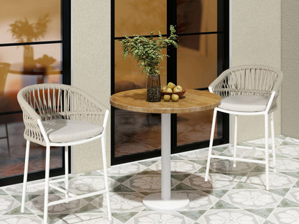 Maiden - Patio Counter Stool Sunproof Olefin (Set of 2)