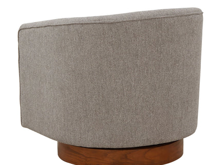 Miramar - Swivel Barrel Chair With Wooden Base