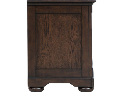 Berwick - 1 Drawer Nightstand With Open Cubby - Dark Oak
