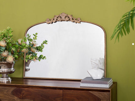 Arch Mirror, Baroque Inspired Wall Decor For Bathroom, Bedroom, Living Room