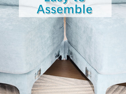 Elegant Sofa With Ergonomic Design And Lumbar Pillows