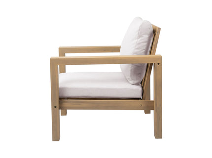 Stylish Outdoor Chair Set With Cushions For Garden (Set of 2)