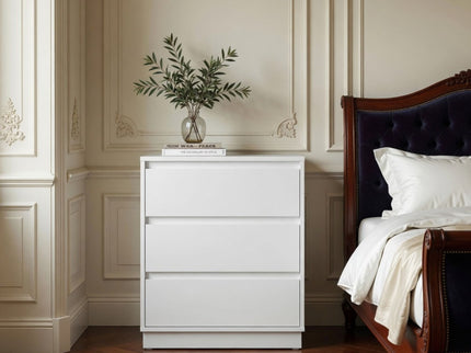 3 Drawer Nightstand, Bedroom Side Table