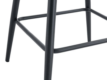 Bar Chair Set Comfortable With Metal Legs And Ergonomic Design