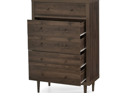 Nystrom - Mid Century Modern 5 Drawer Dresse