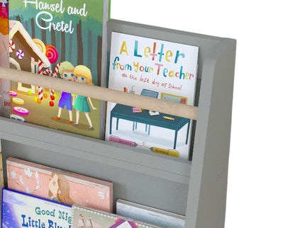 3 Tier Book Shelf, Compact Storage For Bedrooms