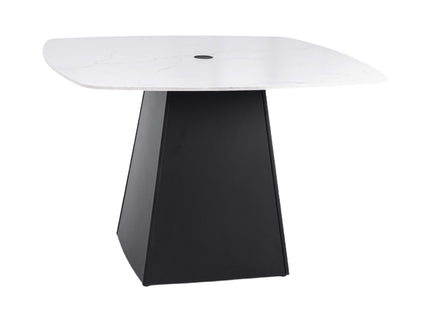 Rounded Square Outdoor Pedestal Dining Table