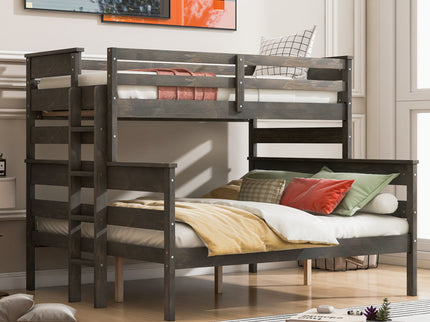 Detachable Design Bunk Bed With Ladder