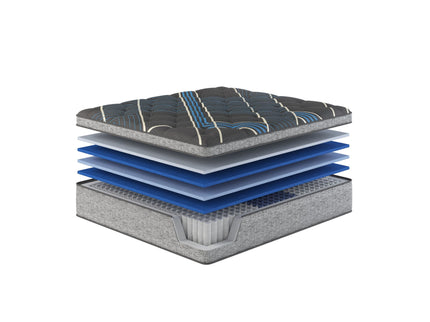 Comfort Care - 15" Euro Top Hybrid Mattress, Plush Comfort