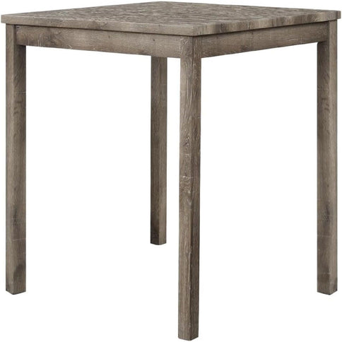Transitional Counter Dining Set With 4 Tufted Stools