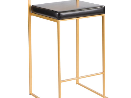 Fuji - Contemporary / Glam Design Counter Stool (Set of 2)