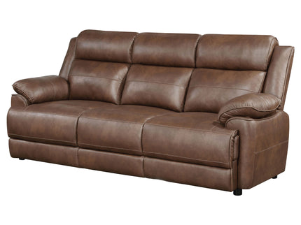Worthington - Padded Arm Sofa - Dark Brown