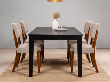 Contemporary Armless Dining Chairs (Set of 2)