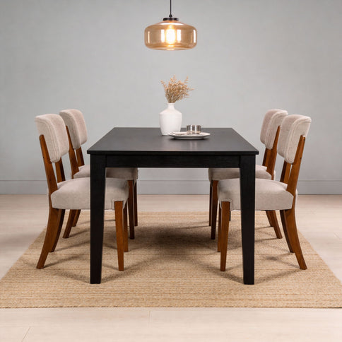 Contemporary Armless Dining Chairs (Set of 2)