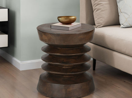 Contemporary Round Accent Table Indoor / Outdoor