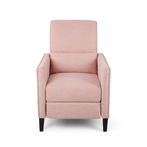 Kiersten - Contemporary Fabric Pushback Recliner
