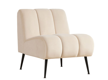 Upholstered Armless Chair For Living Room