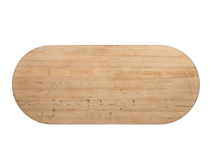Colette - Oval Dining Table - Blue / Gray