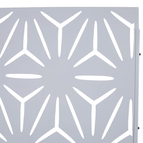 Outdoor & Indoor Metal Privacy Screen, Freestanding Decorative Panels