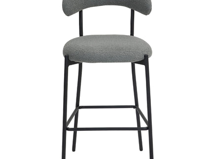 Counter Height Bar Stools With Powder Coating Base And Footrest