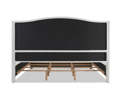 Marcella - Upholstered Shelter Headboard Bed Set