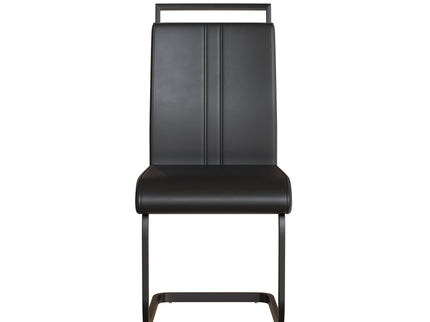 Modern Dining Chairs With High Back Upholstered Design Metal Legs