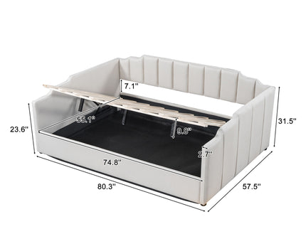 Modern Upholstered Daybed With Underneath Storage