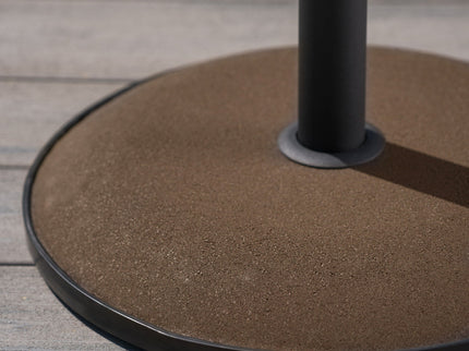 Holder Round Umbrella Base 33 Lbs Concrete - Brown