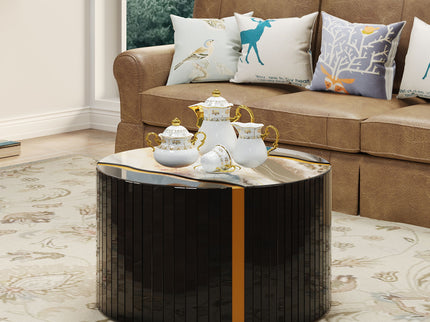 Round Mirror Coffee Table, Living Space Furniture