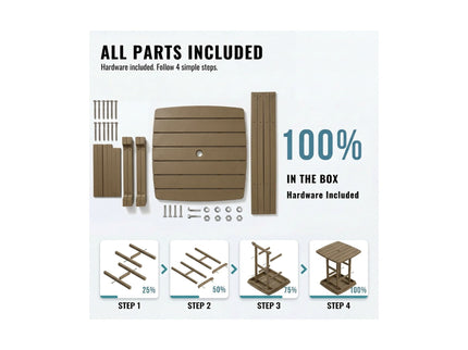 Bar-Height Outdoor Patio Table