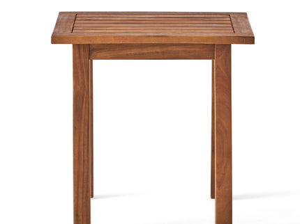 Kinesis - Outdoor Side Table With Slatted Top And Wood Frame