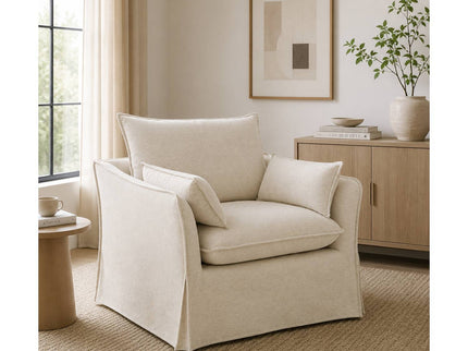 Shane - Chair With 2 Pillows - Beige
